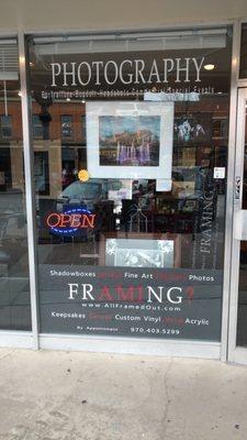 All Framed Out is Open for Business