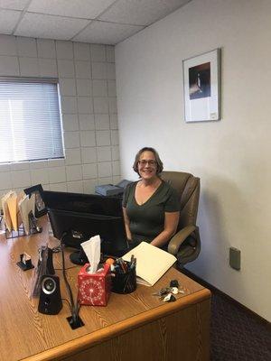 Celeste will welcome you and set up your appointment.