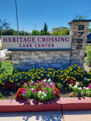 Street sign on Alluvial Avenue