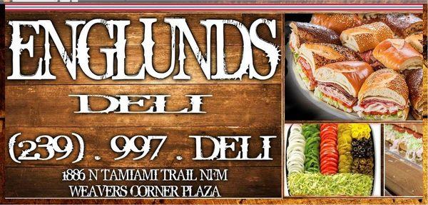 ENGLUNDS DELI 1886 No. Tamaimi tr, North Fort Myers, FL 33903 (239) 997-3354