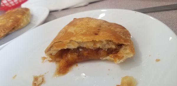 Peach fried pie