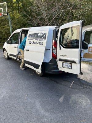 Eric of Powhatan Lock Services is extremely knowledgeable and professional.