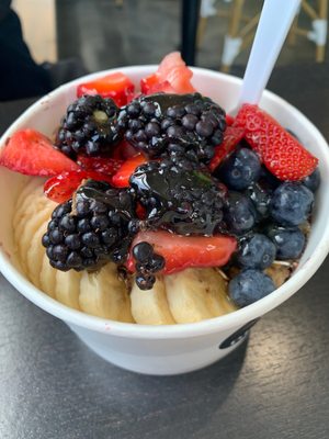 Power $9 Açaí bowl with mixed berry