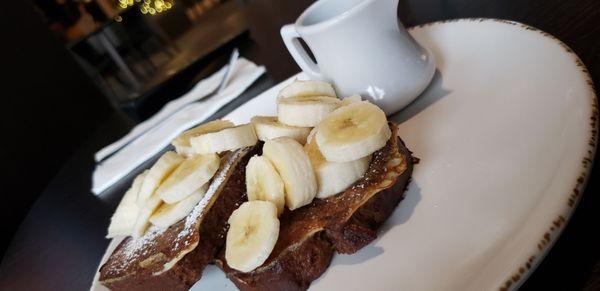 Yummy banana French toast