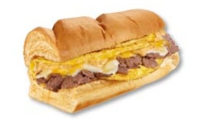 Jr cheese steak with egg