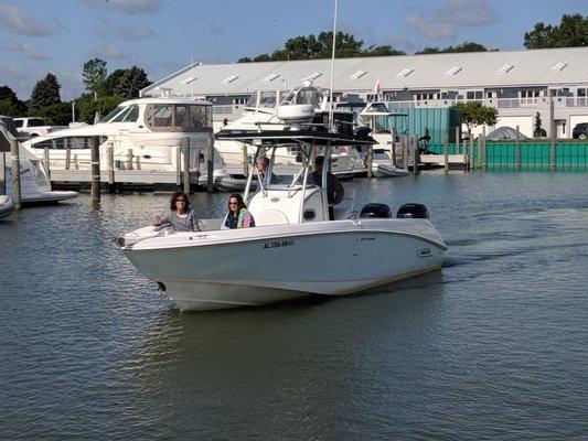 Our 27' Boston whaler