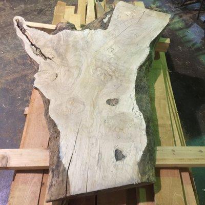 Live edge slabs of all shapes and sizes