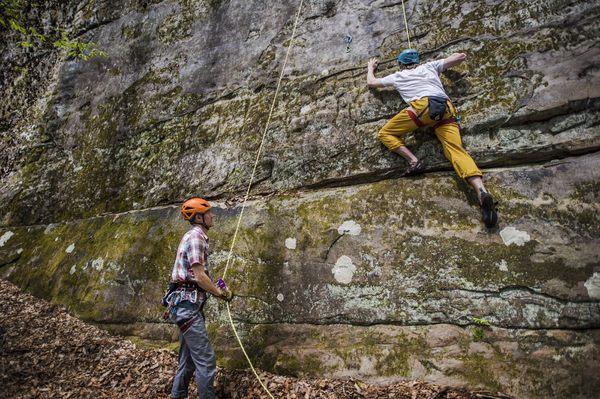 Half day trips are perfect for beginner climbers to learn the ropes.