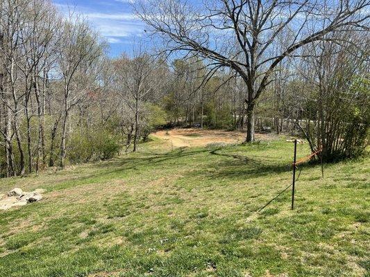 Landscape and dirt track for RC races.