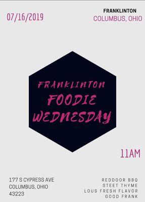 Franklinton Foodie Wednesdays