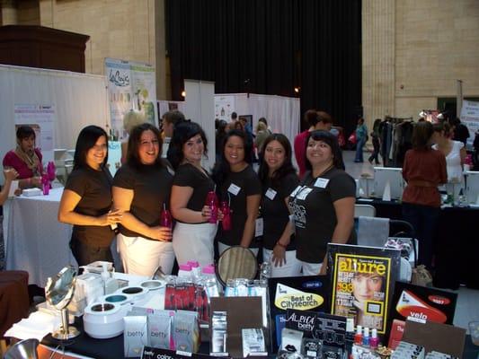 The Waxing Room team at Shecky's Girls Night Out 2011