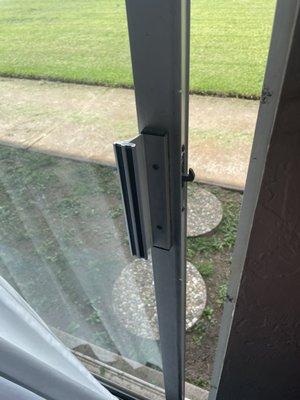 Broken door not lockable