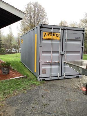 20' Portable Shipping Container for household storage