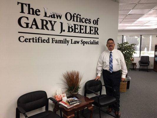 A new sign after becoming a Certified Family Law Specialist!