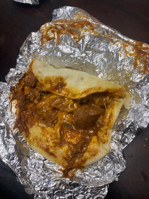 Carne Guisada taco