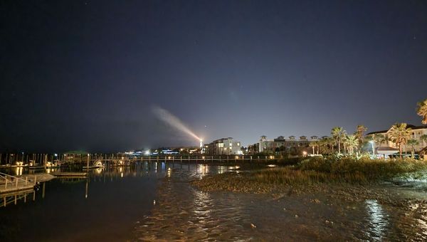 One of the many views from the marina pier, enjoy the sights while you're waiting on a table