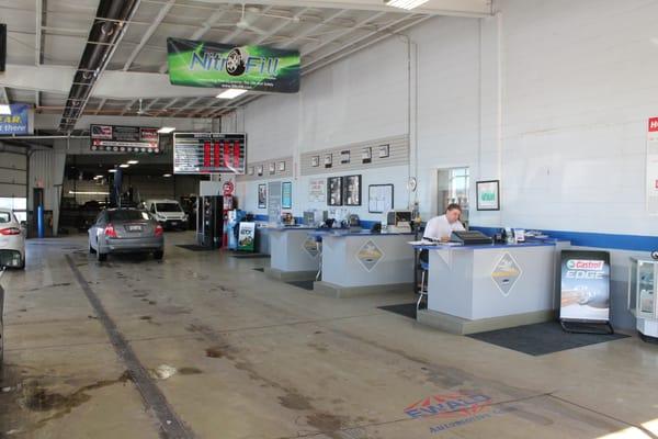 Ewald Hartford Ford Service Center.  M-F 7am-6pm  Sat. 7am-3pm