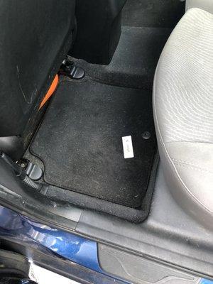 Before rear car floor