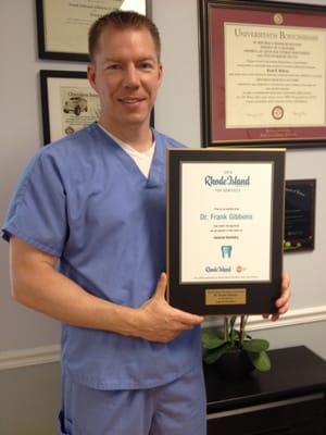 Dr. Frank Gibbons
RI Monthly Top Dentists 2014