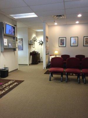 Office waiting area for Dr. Dasgupta.