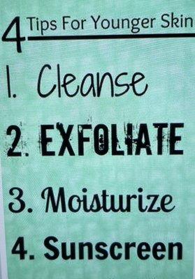 Simple 4 step daily skin care routine