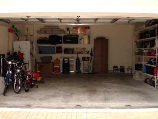 Garage after