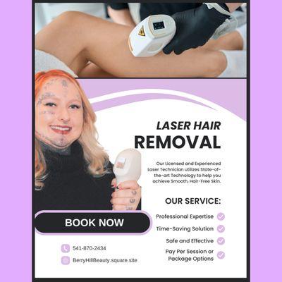 About Laser Hair Removal with our Owner, Kayla