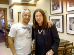 DAVID MARSHALL WITH OZZY OZBOURNE AFTER LUNCH AT FRED SEGAL HOLLYWOOD