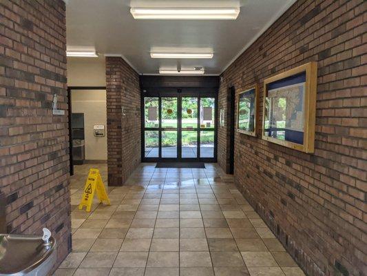 Restrooms this way. Brunswick County Visitor Center, Shallotte