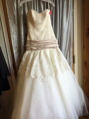 One of a kind wedding gown!