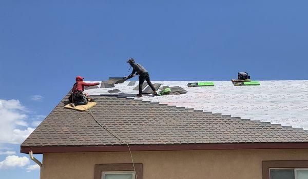 After reroofing the same house twice in 4 years, we're encouraging considering a hail proof warrantied F-Wave plastic shingle system.