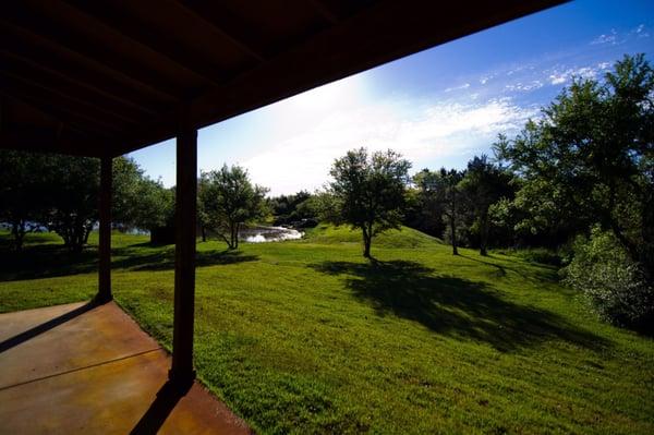 View from the room area.