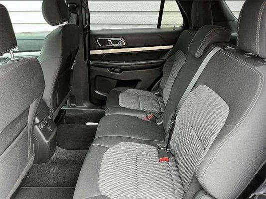 The 1st row of seats inside of the new 2017 Ford Explorer we have recently added to the business.