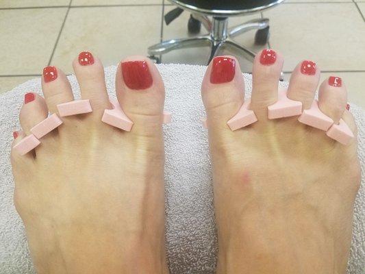 Sexy toes and amazing massage!