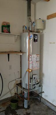 Water Heater Installation at Lewis Plumbing & Drain Services, LLC in Farmington, NM: Lewis Plumbing & Drain Services, LLC off...