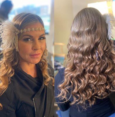 special occasion styling 
Glam waves