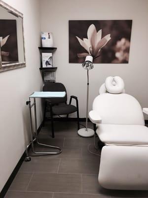 Dermatology room. So nice!