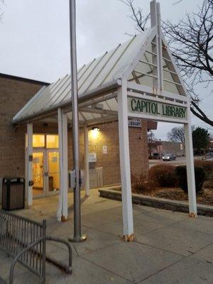 Library entrance