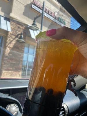 Iced tea boba