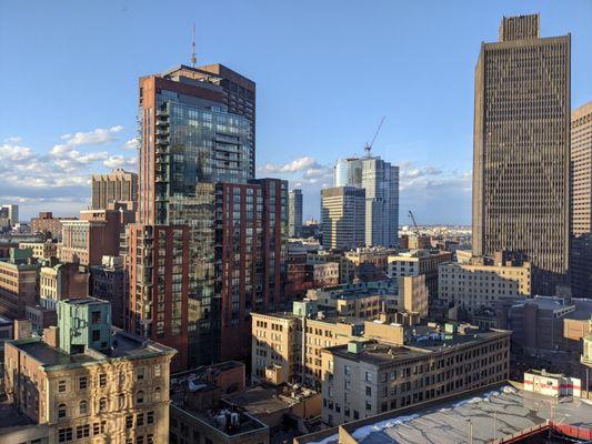 Boston City Skyline