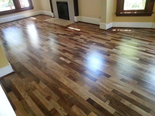 A beautiful Exotic wood floor we Installed!