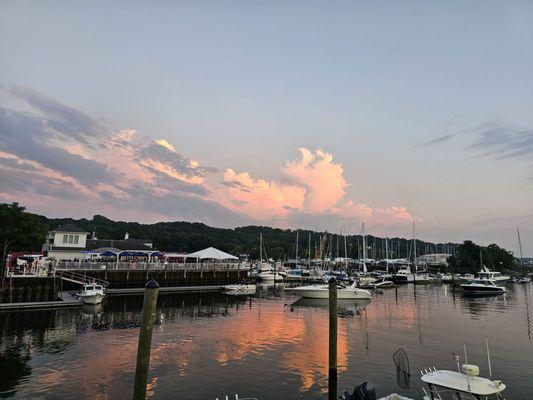 Beautiful views across the street at Garvies Point Park