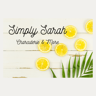 Simply Sarah Charcuterie & More
Come order your board today!