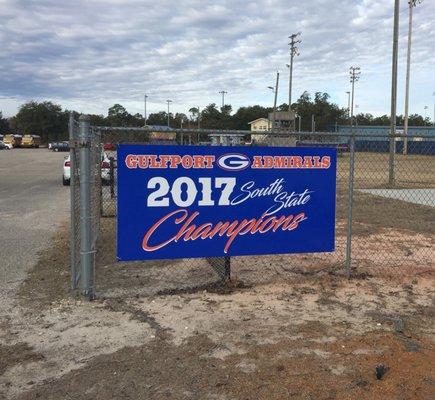 Aluminum Panel Gate Sign