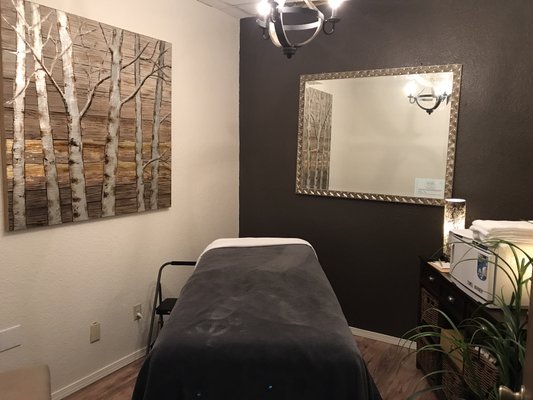 A view of the massage room. Www.Relaxlascruces.Com