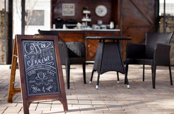 Coffee & Tea Bar in the Garden Courtyard