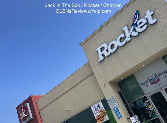 Rocket, Jack in the Box and a Chevron all in one!? Hell yeah!!!