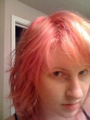 My pink hair :D