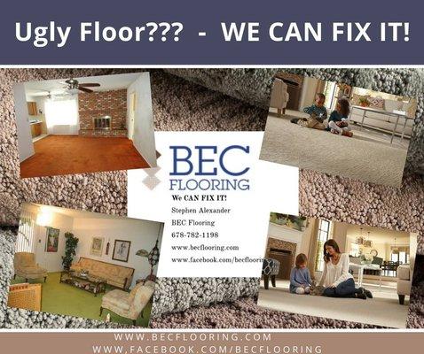 Ugly Floor - WE CAN FIX IT!