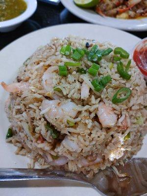 Superb shrimp fried rice.